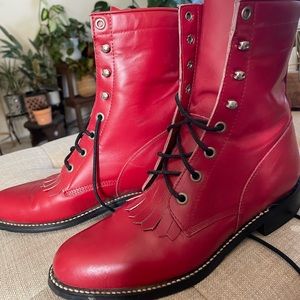 Vintage “Diamond J” boots
